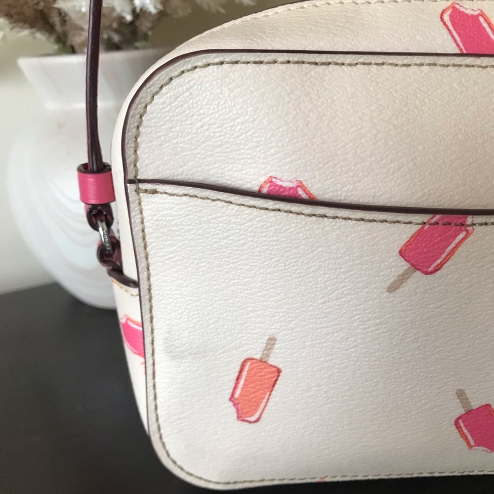 Coach Mini Camera Crossbody Bag With Popsicle Print - Picture 5 of 16